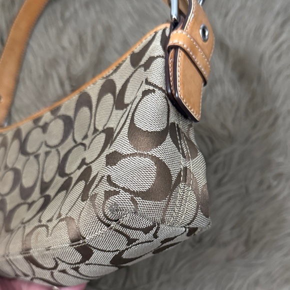 Coach Tabby Leather Signature Shoulder Bag small - Picture 5 of 12